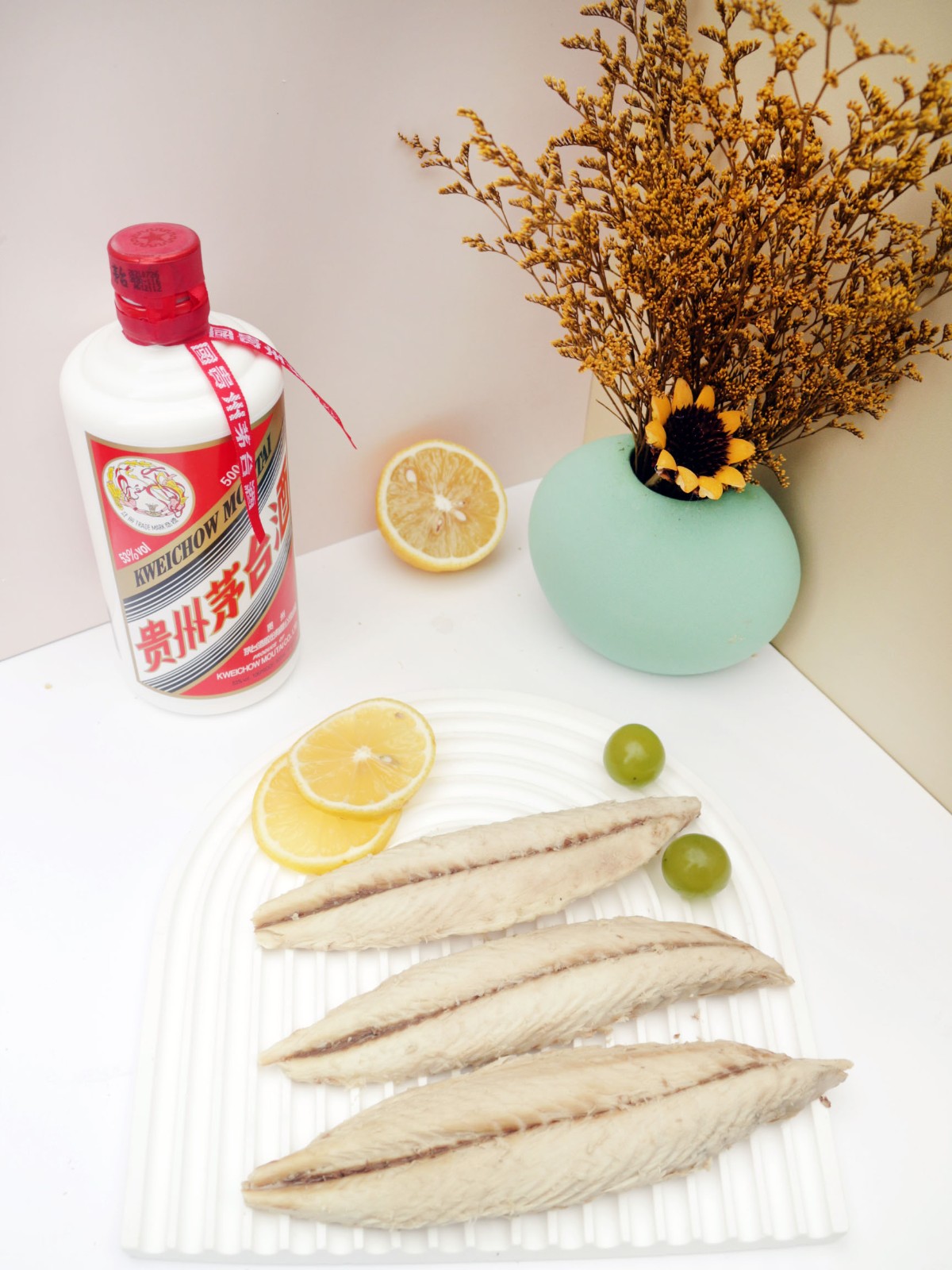 شرائح سمك الماكريل الهادئ المطبوخة مسبقًا، بدون اللحوم الحمراء