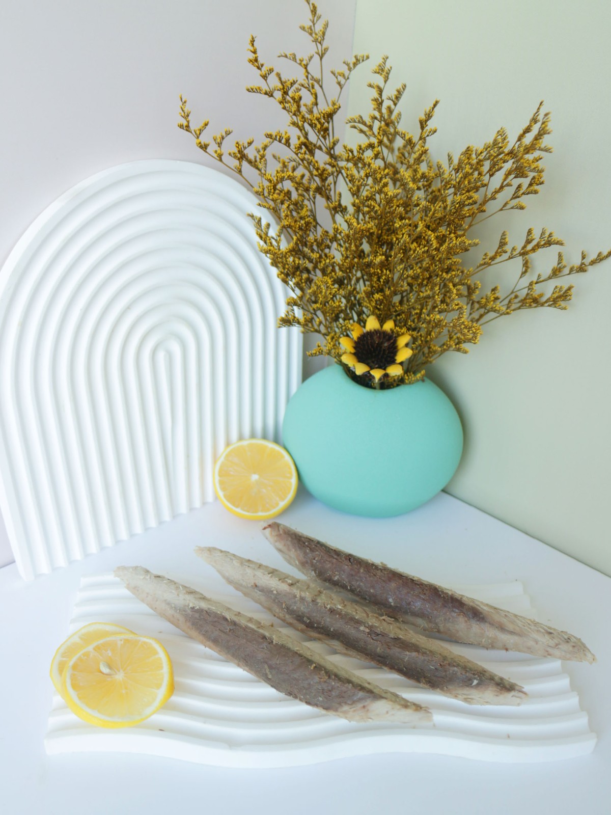 شرائح بونيتو مطبوخة مسبقاً مع اللحم الأحمر